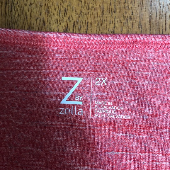 ❗️RED❗️Z By Zella Go To Short Sleeve Tee Plus Size - Picture 5 of 6